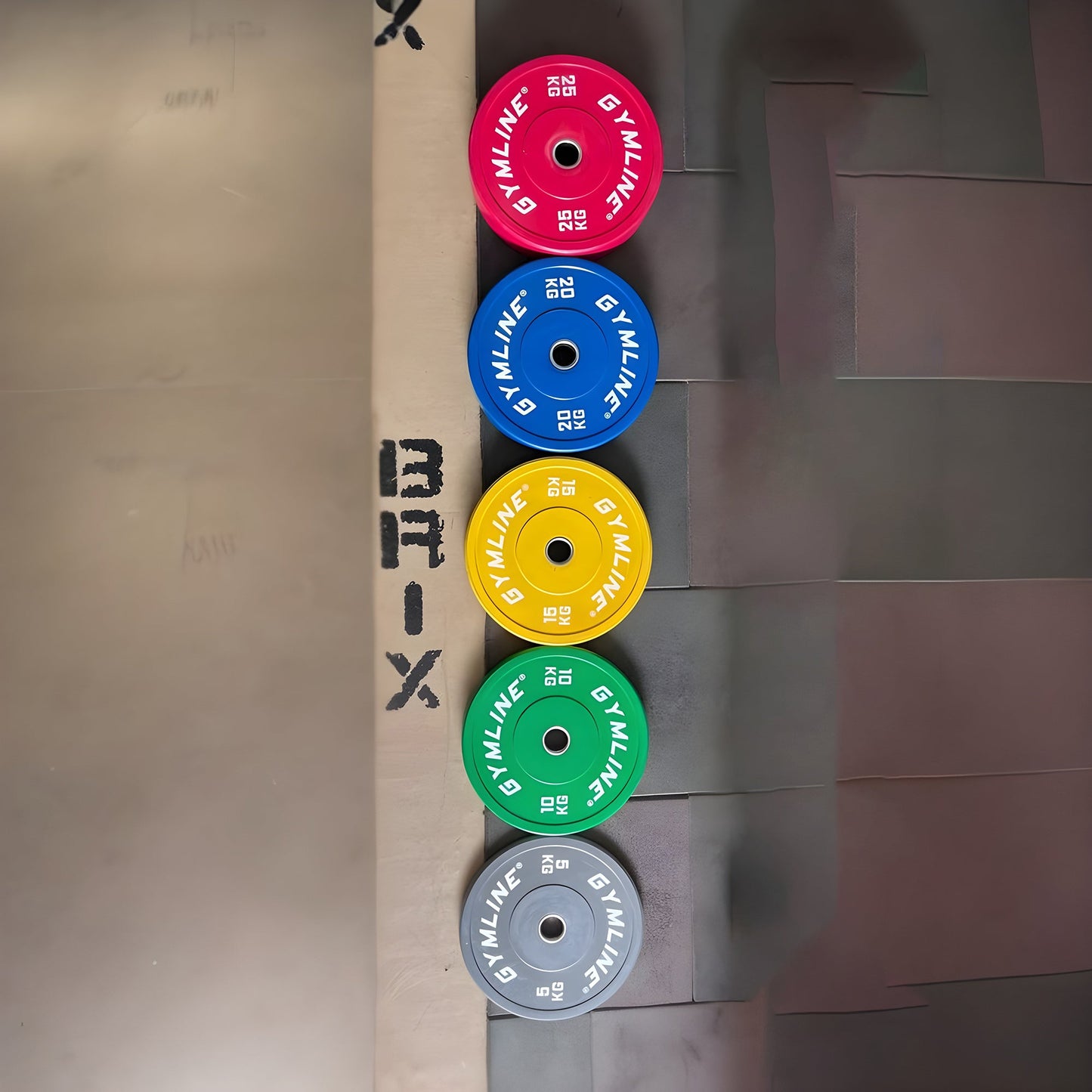 Gymline Imported Color Rubber Bumper Plates, 150 KG Gymline Plus Private Limited