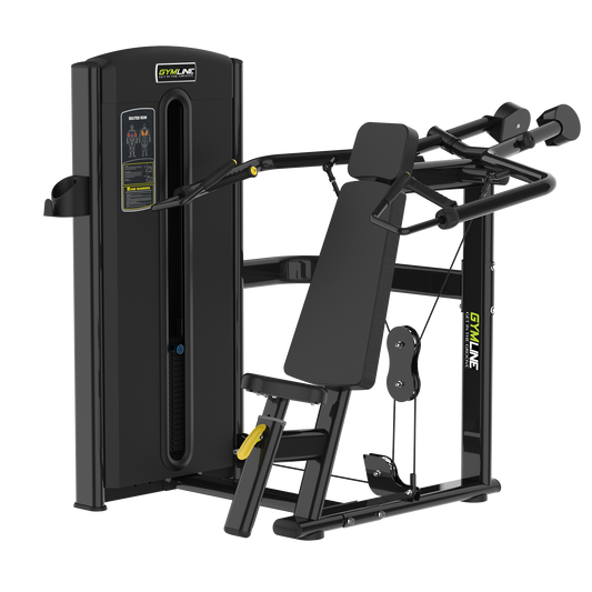 Gymline Plus Endurance Series Dual  Station Gymline GL-003 Seated and Horizontal Shoulder Press Gymline Plus Private Limited