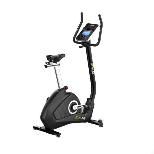 Gymlineplus Home Series Cardio, Gymline S500L UPRIGHT BIKE 15 INCH LED DISPLAY Gymline Plus Private Limited