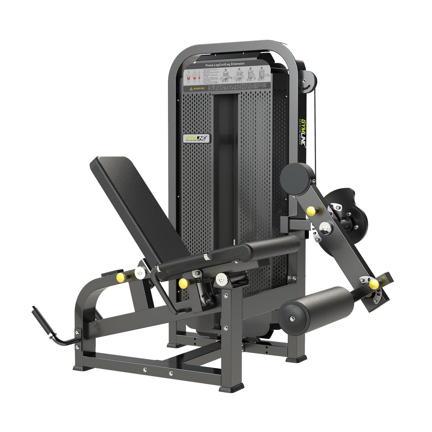 Gymline Plus S6764 Leg Extension/ Prone Leg Curl with Iron Cover Gymline Plus Private Limited