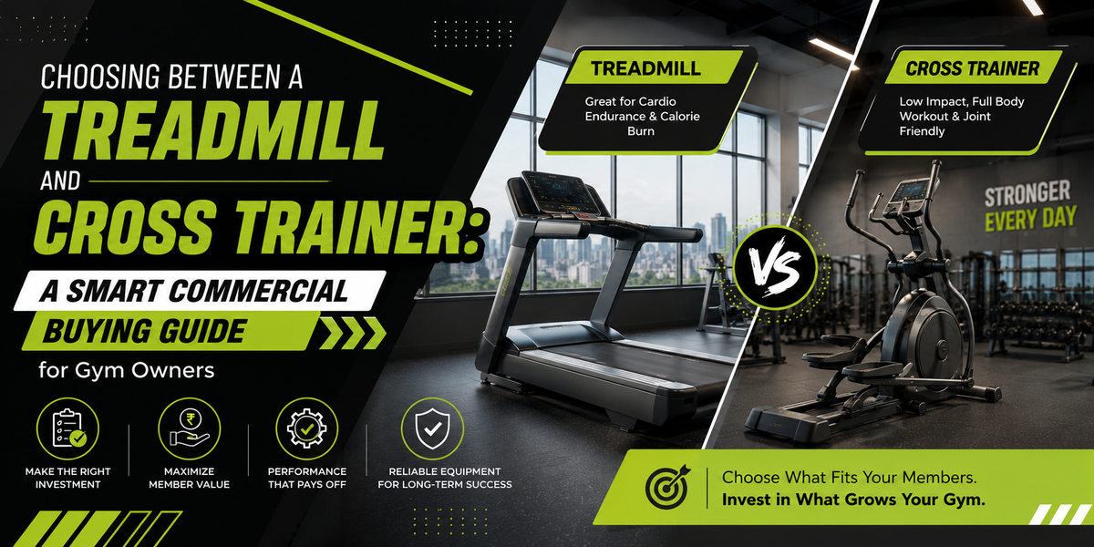 Choosing Between a Treadmill and Cross Trainer Gymline Plus Pvt Ltd