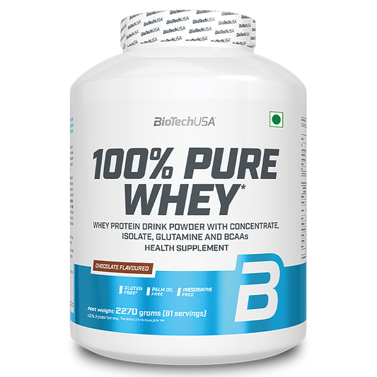 BioTechUSA 100% Pure Whey (Chocolate), 2.27 kg, 81 Servings