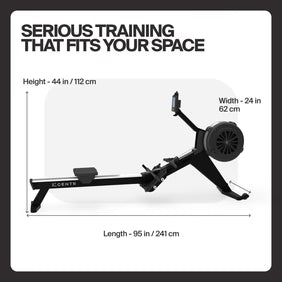 RW1 Centr Perform Series Rower Gymline Plus Pvt Ltd