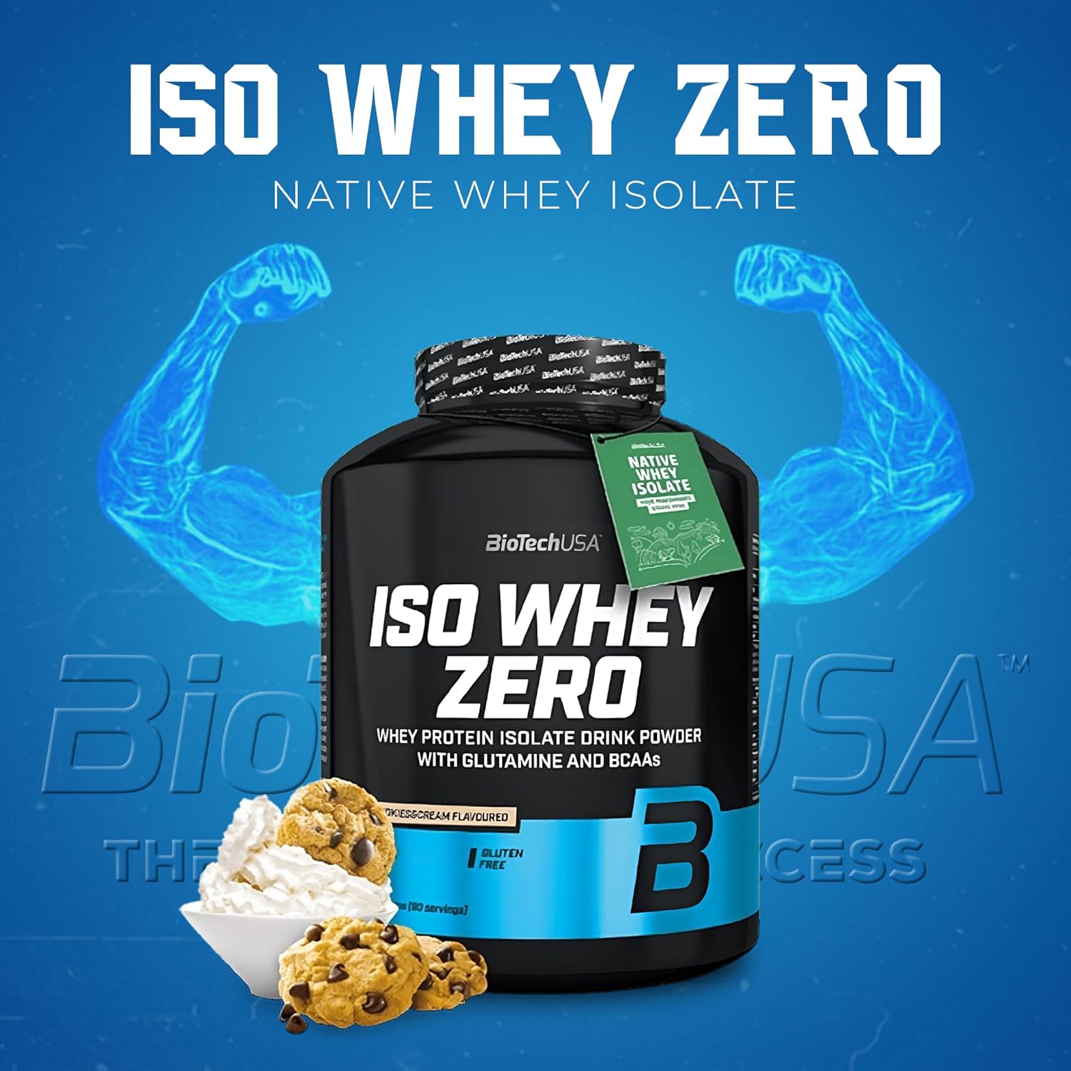 BioTechUSA ISO Whey Zero (Cookies & Cream) 2.27kg, 90 Servings Gymline Plus Private Limited