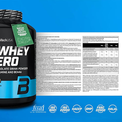 BioTechUSA ISO Whey Zero (Cookies & Cream) 2.27kg, 90 Servings