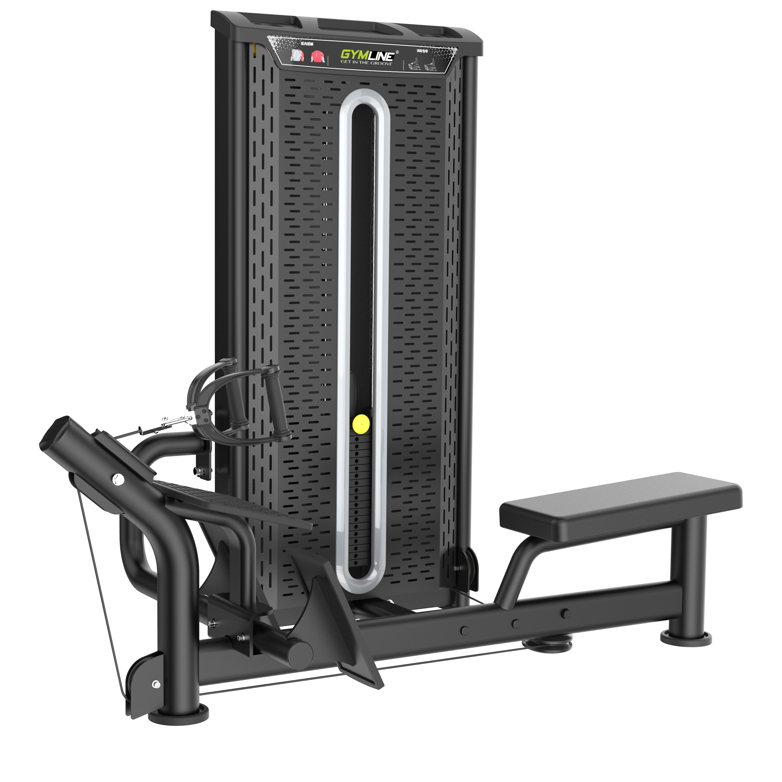 GYMLINE PLUS EP7012A SEATED HORIZONTAL PULLEY