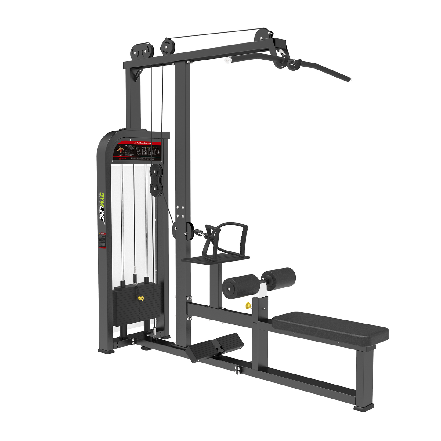 GYMLINE PLUS JGE6759 Low Row/ Lat Pull Down