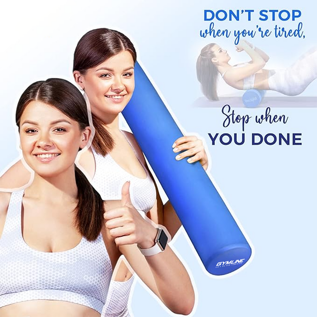 Gymline Yoga Foam Roller Ideal For Exercise Muscle Recovery Gymline Plus Private Limited
