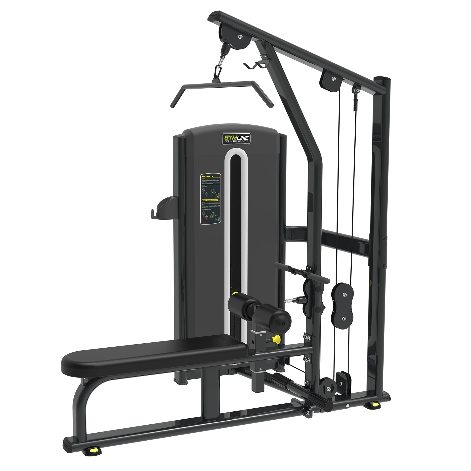Gymline Plus Endurance Dual Station Gymline GL-1200 High Pullry/Row Gymline Plus Private Limited