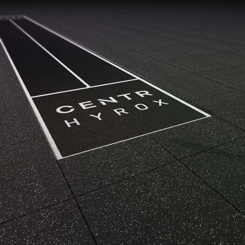2 Lanes with End Zones - With Logos Gymline Plus Pvt Ltd