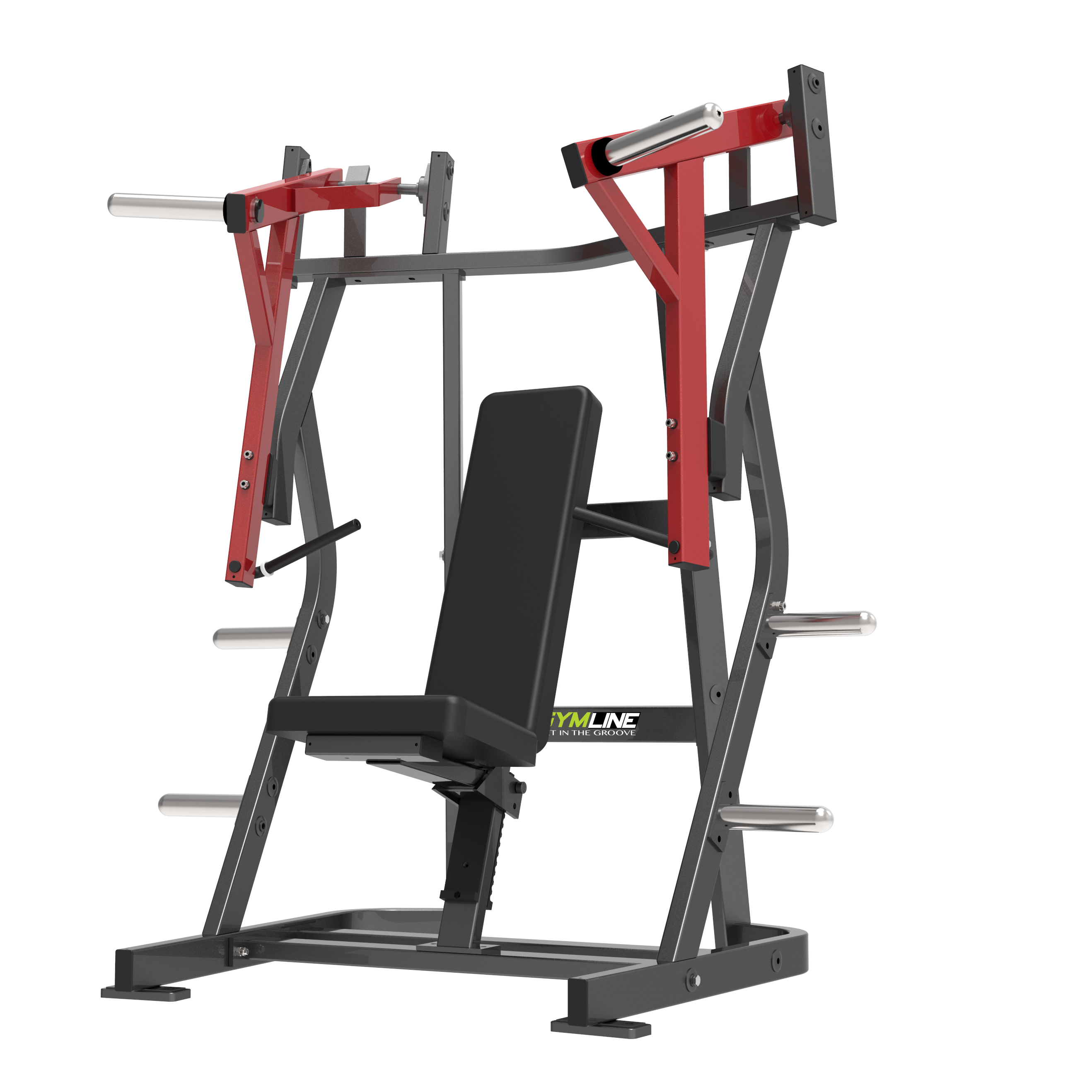 Gymlineplus Hammer Series, Gymline LDH-3106 Lateral Horizontal Bench Gymline Plus Private Limited