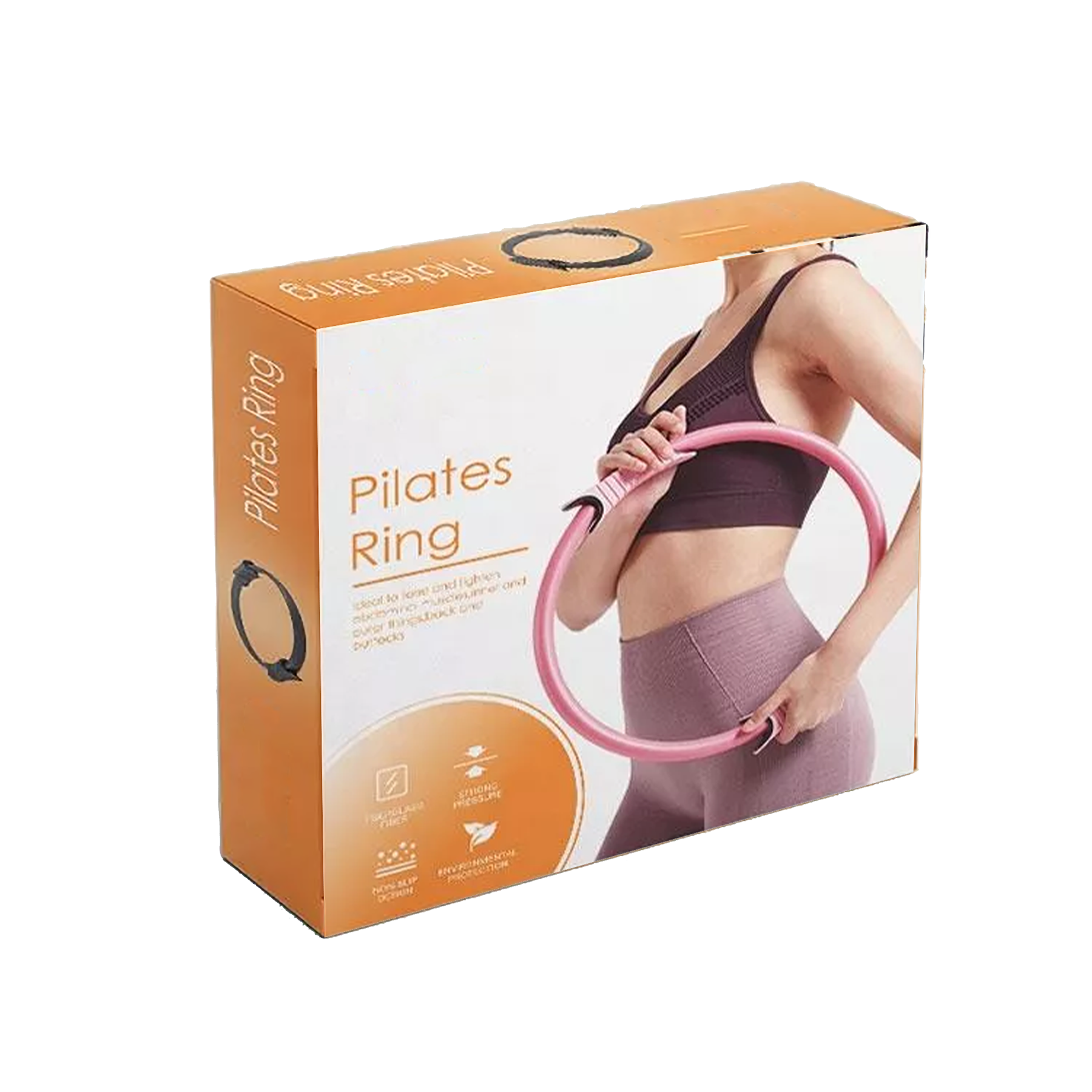 Yoga Circle Exercise Pilates Ring with Full Body Toning Fitness for Stretching, Relaxation