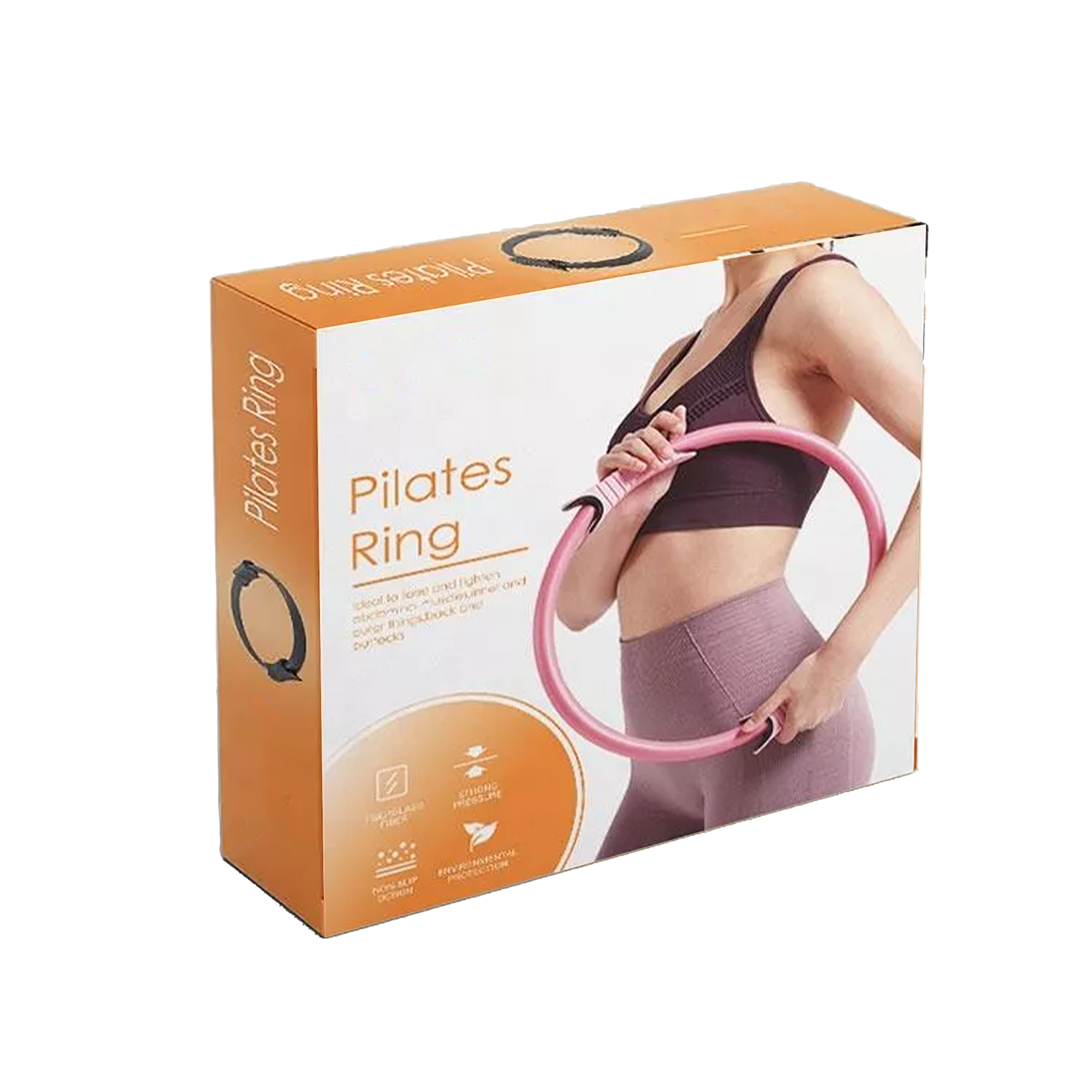 Yoga Circle Exercise Pilates Ring with Full Body Toning Fitness for Stretching, Relaxation Gymline Plus Private Limited