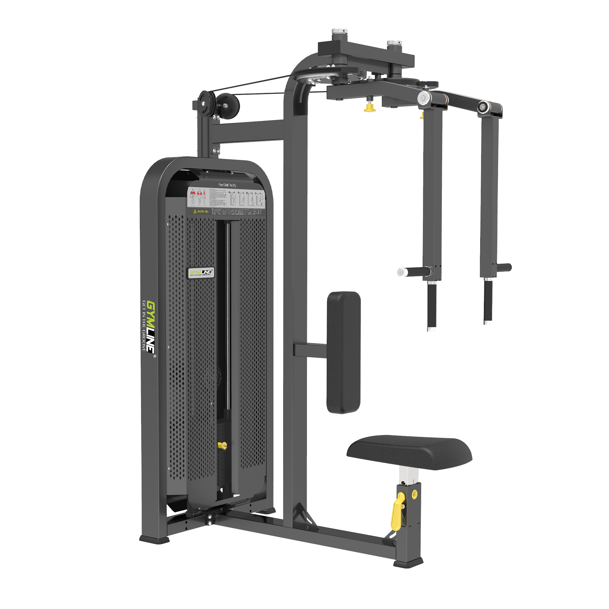 Gymline Plus S-6738 Pec Fly Rear Delt with Iron Cover Gymline Plus Private Limited