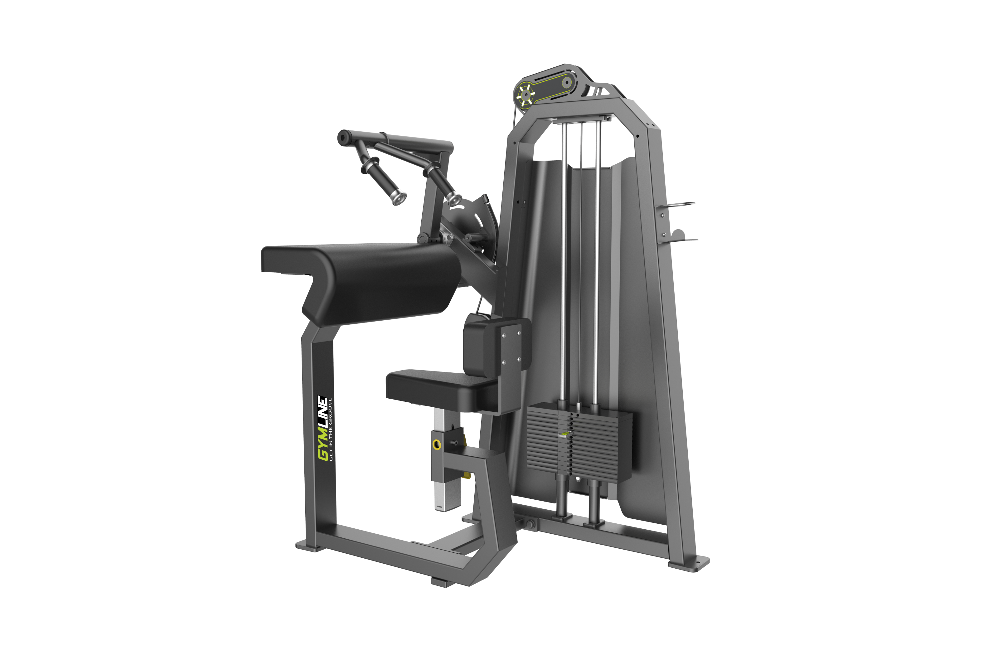 Gymlineplus Strength Station, Gymline T -1027- Seated Tricep Flat Gymline Plus Private Limited