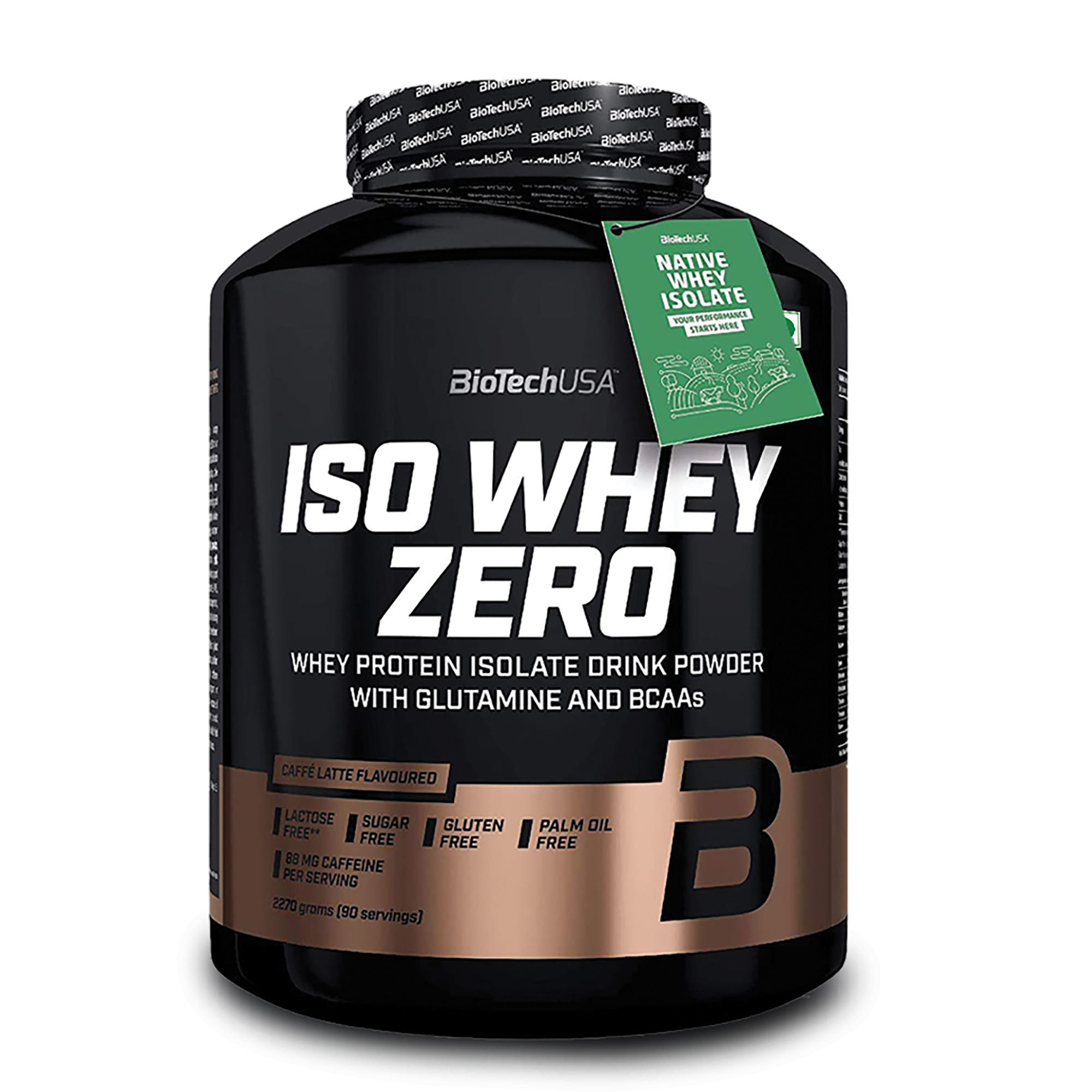 BioTechUSA ISO Whey Zero (Caffe Latte) 2.27kg, 90 Servings Gymline Plus Private Limited