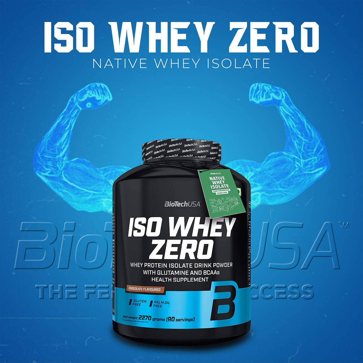 BioTechUSA ISO Whey Zero (Chocolate) 2.27kg, 90 Servings