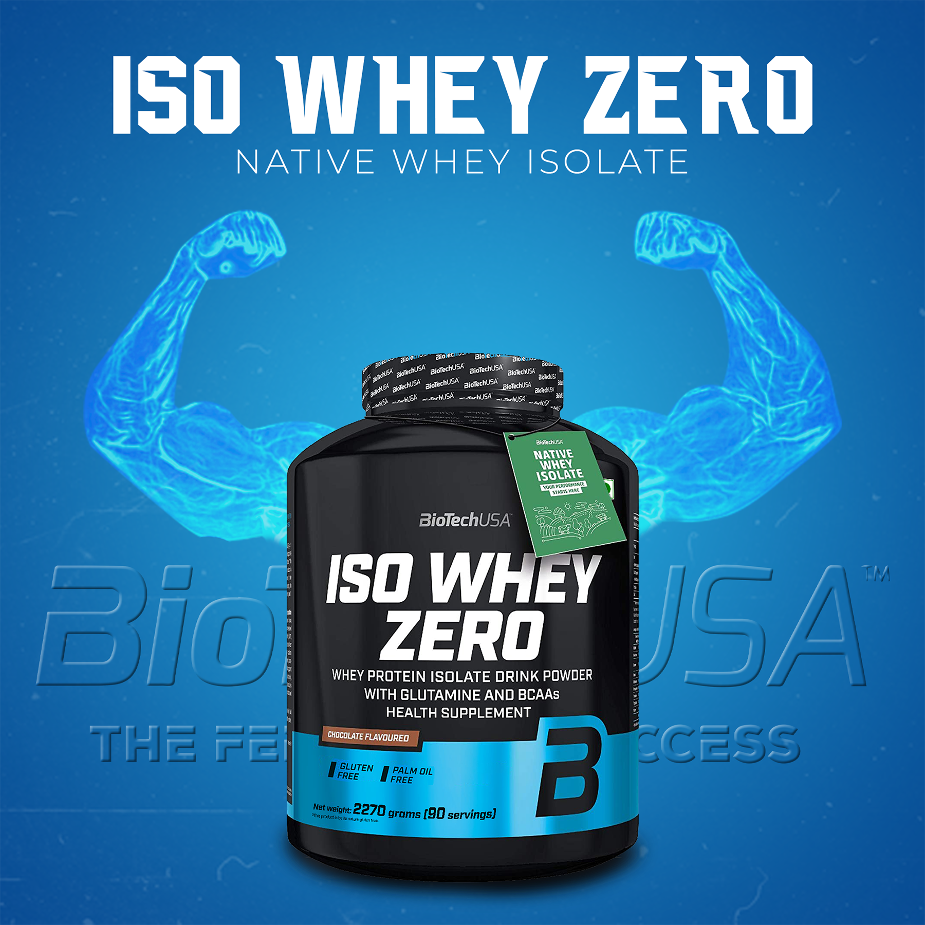 BioTechUSA ISO Whey Zero (Chocolate) 2.27kg, 90 Servings Gymline Plus Private Limited